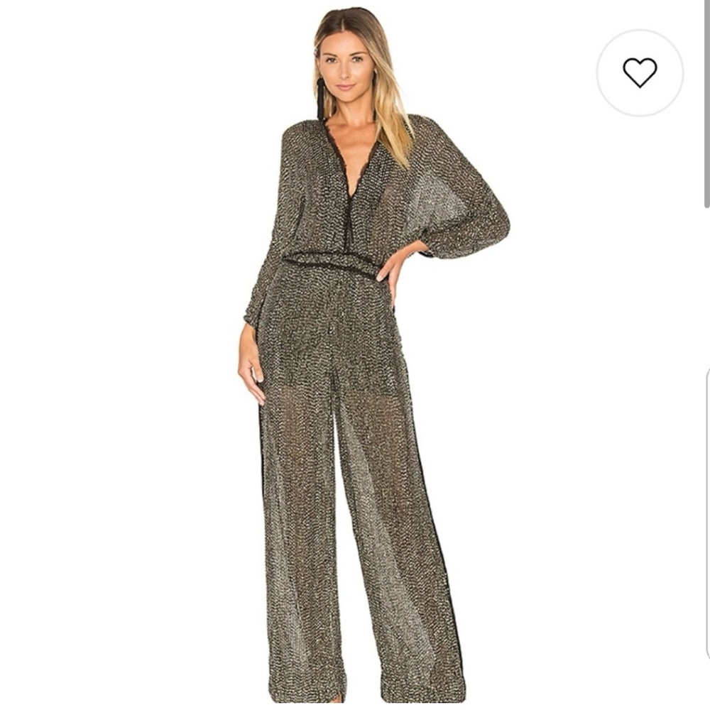 NWT Rachel Zoe Collection RARE & Stunning Fully Beaded & Sequined Mavis Jumpsuit